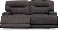 Charcoal Gray Power Reclining Sofa - Stanza-2