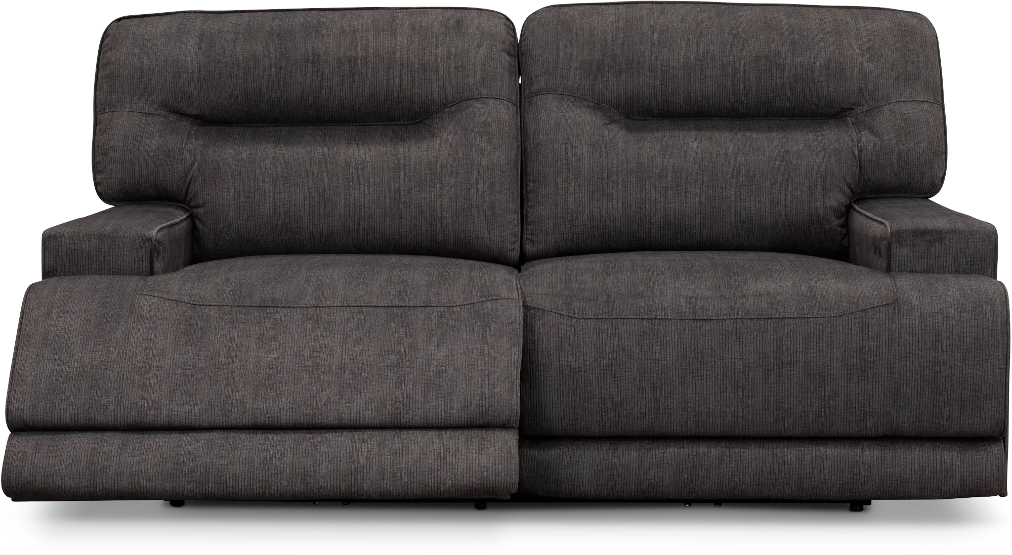Stanza Charcoal Gray Power Reclining Sofa-2