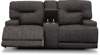 Charcoal Gray Power Reclining Loveseat - Stanza-3