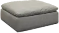 Contemporary Slate Gray Ottoman - Peyton