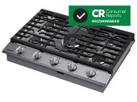 NA30N6555TS Samsung 30 Inch Smart Gas Cooktop - Stainless Steel-2