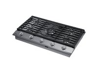 NA36N6555TS Samsung 36 Inch Smart Gas Cooktop with Griddle - Stainless Steel-3