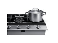 NA36N6555TS Samsung 36 Inch Smart Gas Cooktop with Griddle - Stainless Steel-5