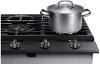 NA36N6555TG Samsung 36 Inch Smart Gas Cooktop with Griddle - Black Stainless Steel-4