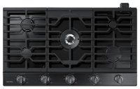 NA36N6555TG Samsung 36 Inch Smart Gas Cooktop with Griddle - Black Stainless Steel-6