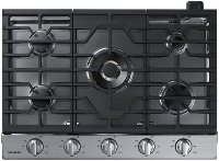 NA30N7755TS Samsung 30 Inch Dual Power Burner Smart Gas Cooktop - Stainless Steel