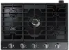 NA30N7755TG Samsung 30 Inch Dual Power Burner Smart Gas Cooktop - Black Stainless Steel
