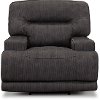 Casual Contemporary Charcoal Gray Power Recliner - Stanza