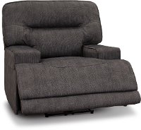 Casual Contemporary Charcoal Gray Power Recliner - Stanza-2