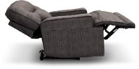 Casual Contemporary Charcoal Gray Power Recliner - Stanza-3