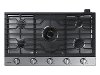 NA36N7755TS Samsung 36 Inch Smart Gas Cooktop with 22K BTU Dual Power Burner - Stainless Steel