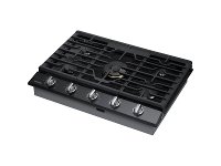 NA36N7755TG Samsung 36 Inch Smart Gas Cooktop with 22K BTU Dual Power Burner - Black Stainless Steel-4
