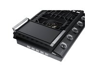 NA36N7755TG Samsung 36 Inch Smart Gas Cooktop with 22K BTU Dual Power Burner - Black Stainless Steel-5