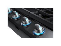 NA36N7755TG Samsung 36 Inch Smart Gas Cooktop with 22K BTU Dual Power Burner - Black Stainless Steel-6