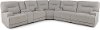 Sterling Gray 3 Piece Power Reclining Sectional Sofa - Stanza