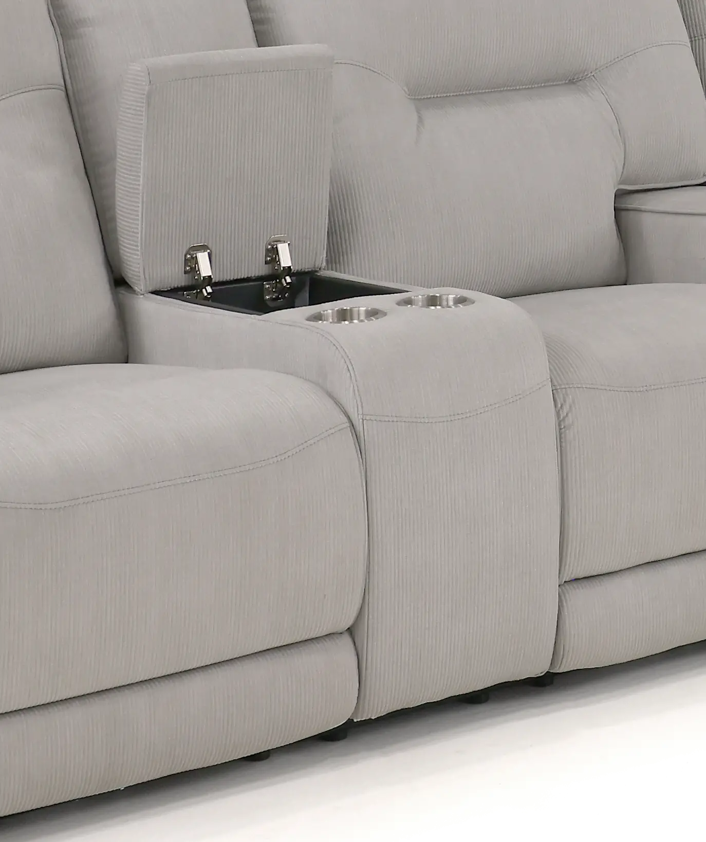 Sterling Gray 3 Piece Power Reclining Sectional Sofa - Stanza-2