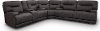 Charcoal Gray Power Reclining Sectional Sofa - Stanza