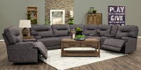 Charcoal Gray Power Reclining Sectional Sofa - Stanza-4