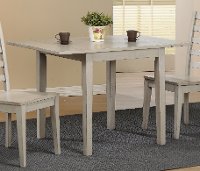 Light Gray Rustic Dining Table - Carmel-3