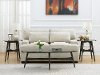 Gray 3 Piece Modern Coffee and End Table Set