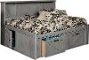 Rustic Gray Full Roomsaver Storage Bed - Urban Ranch