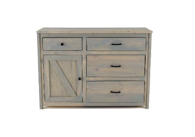 Rustic Gray Dresser - Urban Ranch