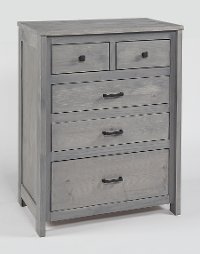 Rustic Gray Chest of Drawers - Urban Ranch
