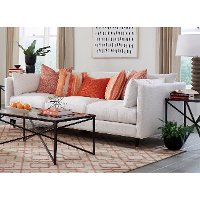 Contemporary Natural White Sofa - Pia-4