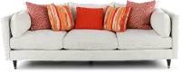 38970 Pia Contemporary Natural White Sofa