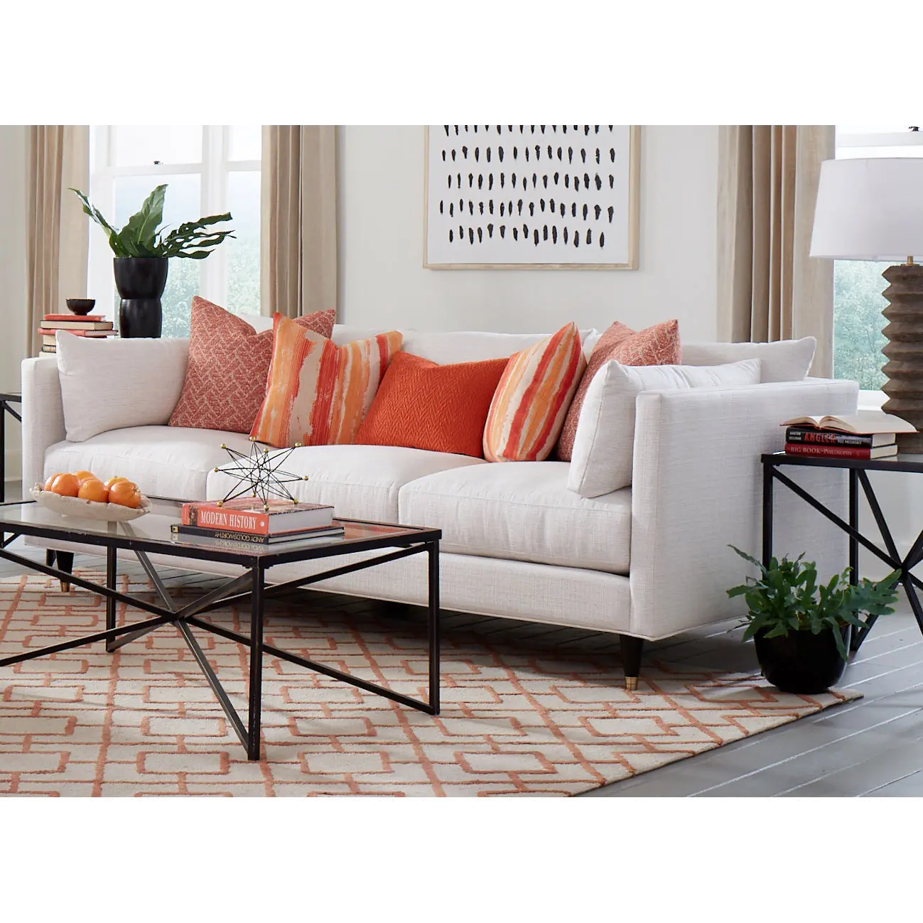 38970 Pia Contemporary Natural White Sofa-4