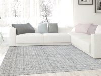 LAU17696 8 x 10 Large Gray and Ivory Area Rug - Laurel-2