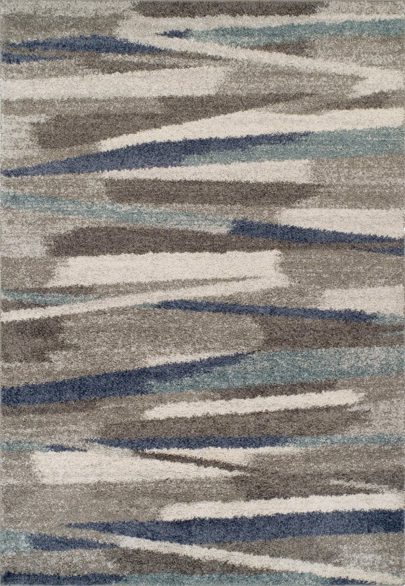 Blue Rug Rc Willey, Gray And Blue Rug