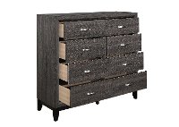 Modern Farmhouse Gray Tall Dresser - Atticus-2