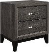 Clearance Modern Farmhouse Gray Nightstand - Atticus