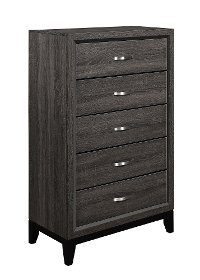 Modern Farmhouse Gray Chest of Drawers - Atticus