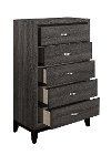 Modern Farmhouse Gray Chest of Drawers - Atticus-2