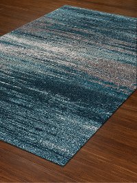 8 x 11 Large Gray and Teal Area Rug - Modern Grays-2