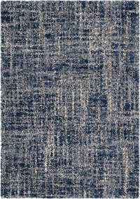 5 x 8 Medium Transitional Navy Blue Rug - Cotton Tail