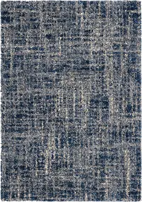 CROSSTHATCHNAVY63X90 Cotton Tail 5 x 8 Transitional Navy Blue Rug
