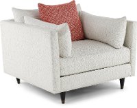 38901 Contemporary Natural White Chair - Pia