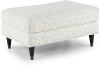 38902 Pia Contemporary Natural White Ottoman