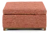 Westport Spice Orange Storage Ottoman