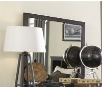 Industrial Rustic Gray Mirror - Thornwood Hills