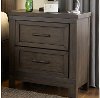 Industrial Rustic Gray Nightstand - Thornwood Hills