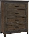 Industrial Rustic Gray Chest of Drawers - Thornwood Hills