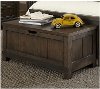 Industrial Rustic Gray Toy Chest Bench - Thornwood Hills