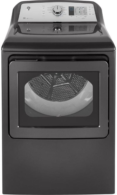 GTD65GBPLDG GE Gas Dryer with Extended Tumble - 7.4 cu. ft. Diamond Gray