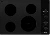 WCE55US0HB Whirlpool 30 Inch Smooth Top Electric Cooktop - Black