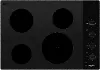 WCE55US0HB Whirlpool 30 Inch Smooth Top Electric Cooktop - Black