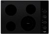 WCE55US0HS Whirlpool 30 Inch Smooth Electric Cooktop - Black